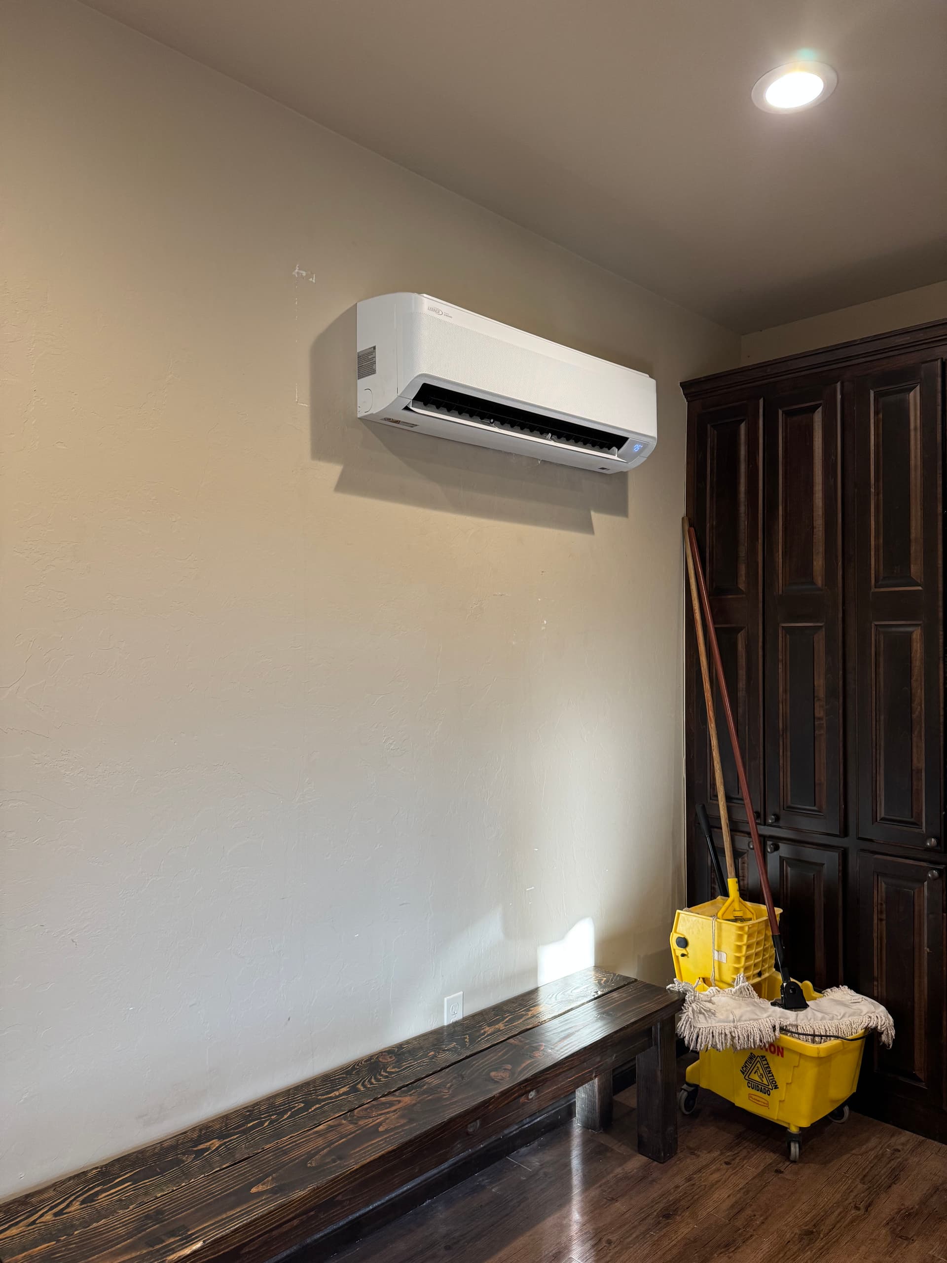 Gallery photos for Not So Mini Split Installation at Whispering Creek: Image #2